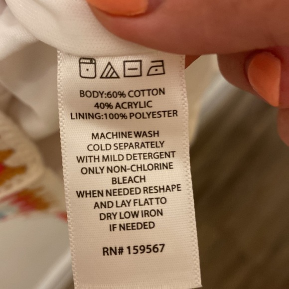 WILLOW AND WIND Women’s CROCHET Lined Above Knee DRESS - Picture 7 of 7